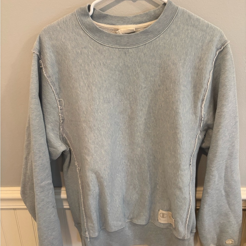 Champion Men's Sky Blue Crewneck Sweater